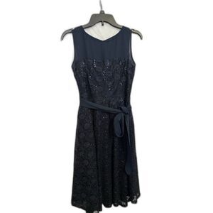 J Taylor blue dress size 4